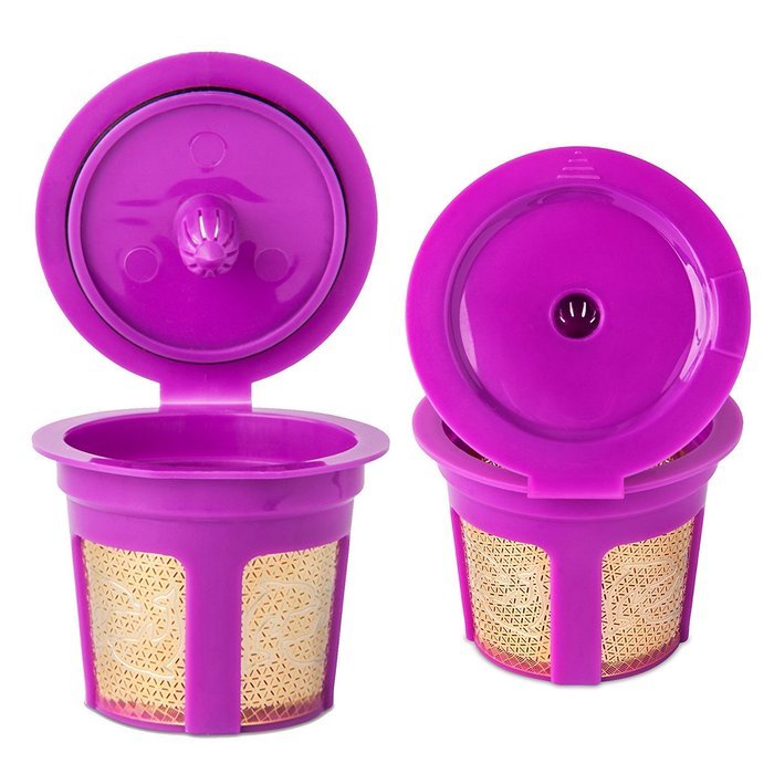 Brewneo 2 Reusable K Cup Coffee Filters for Keurig 2.0 K200, K300