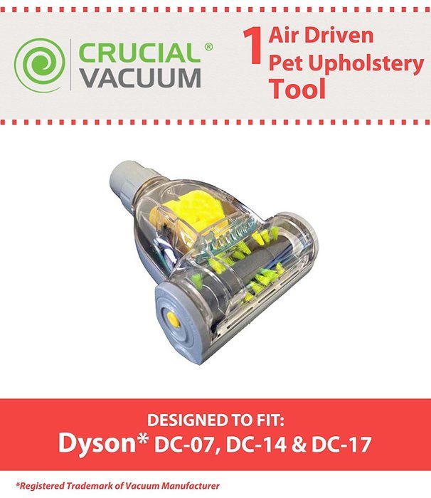 1 Dyson DC07 DC14 DC17 Air Driven Pet Upholstery Turbo Brush Tool