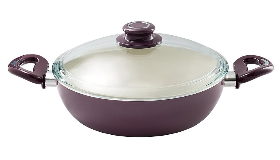 Essenso Ecotouch Lazio EnamelCoated Low Dutch Oven with Nonstick Ceramic Interior, PTFE / PFOA