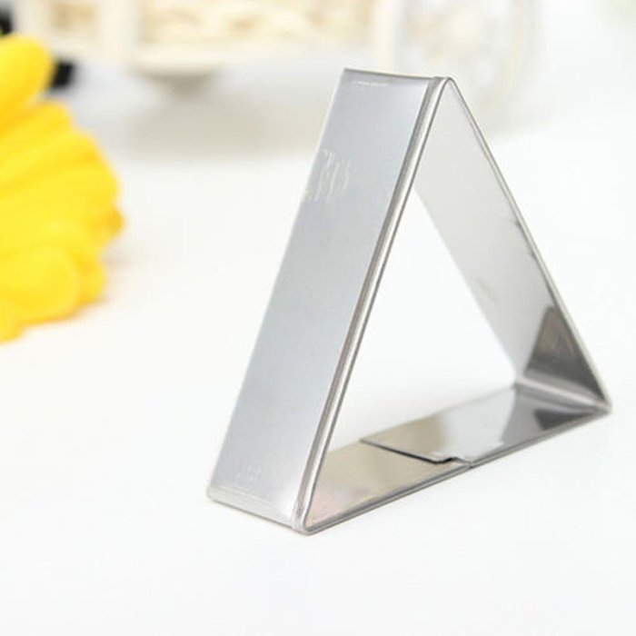 Cake & Cookie Cutters 3 Pcs Triangle Stainless Steel Cookie Cake Biscuit Cutter Mold Set N2 free