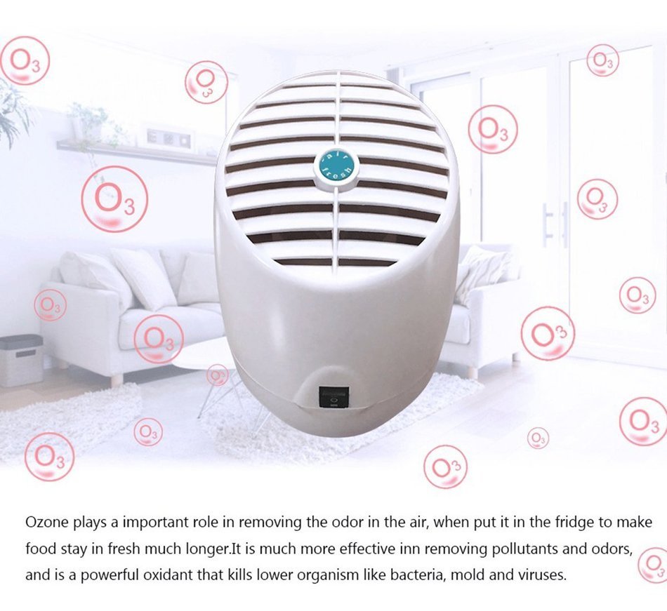 RIGOGLIOSO Desktop Air Purifier, Air Ionizer ,Portable Air Purifier