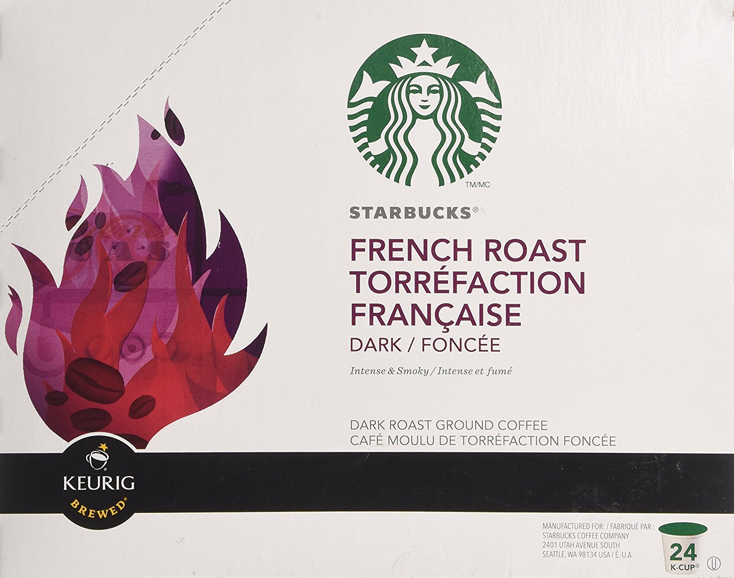 Starbucks Coffee Keurig KCups, French Roast Dark, 96 Count free image