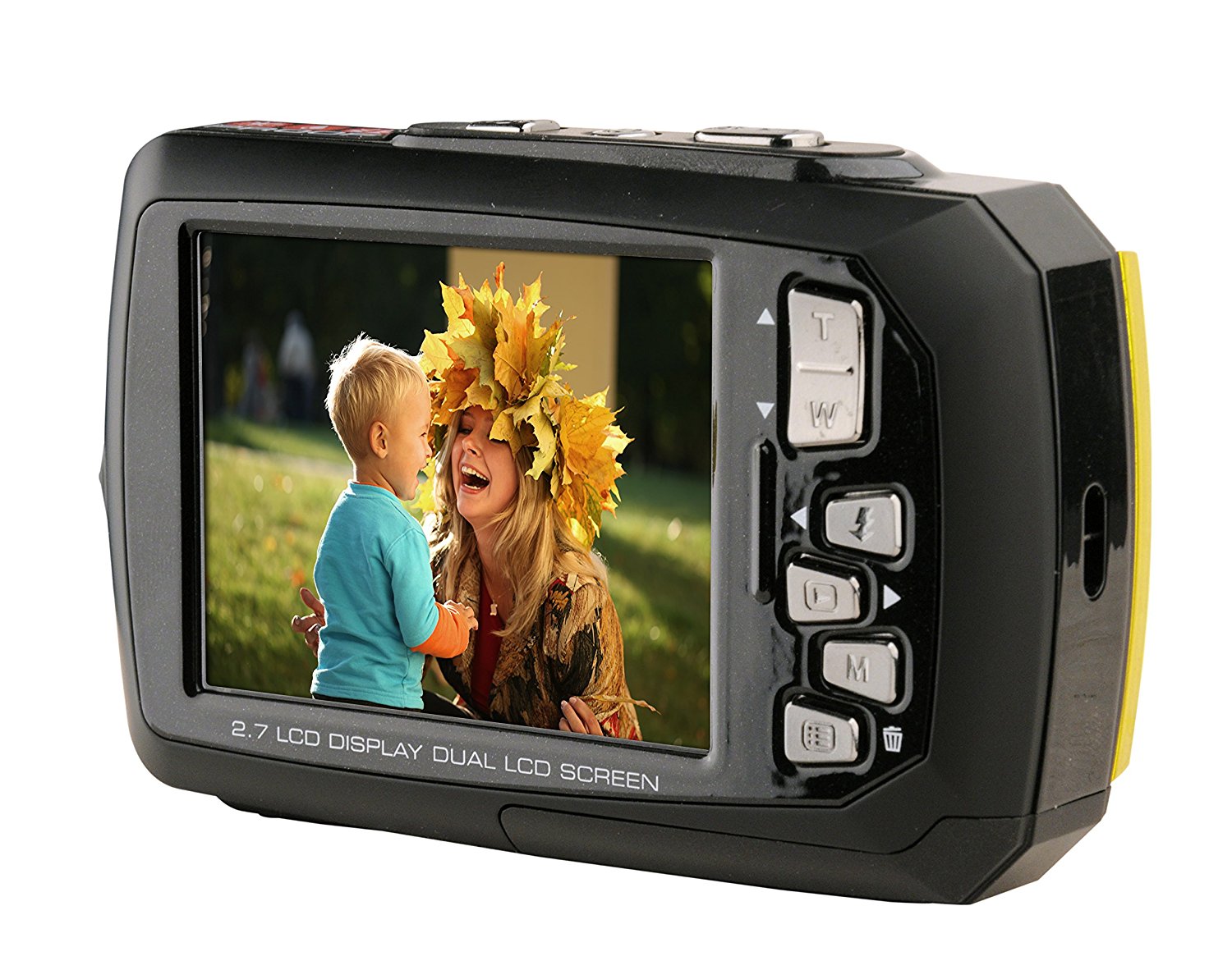 Ivation 20MP Underwater Shockproof Digital Camera & Video Camera w/Dual