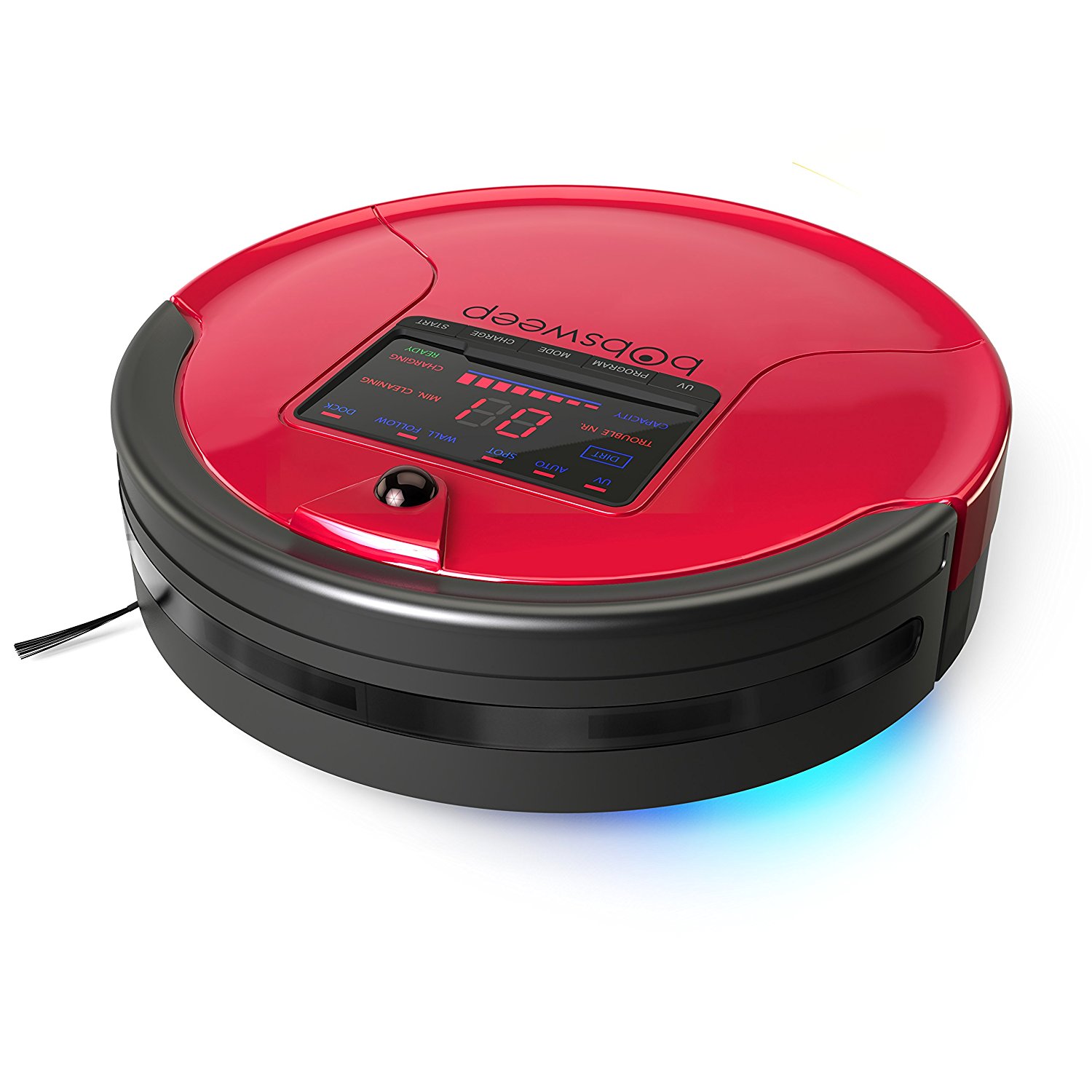 BObsweep PetHair Robotic Vacuum Cleaner and Mop, Rouge N5 free image