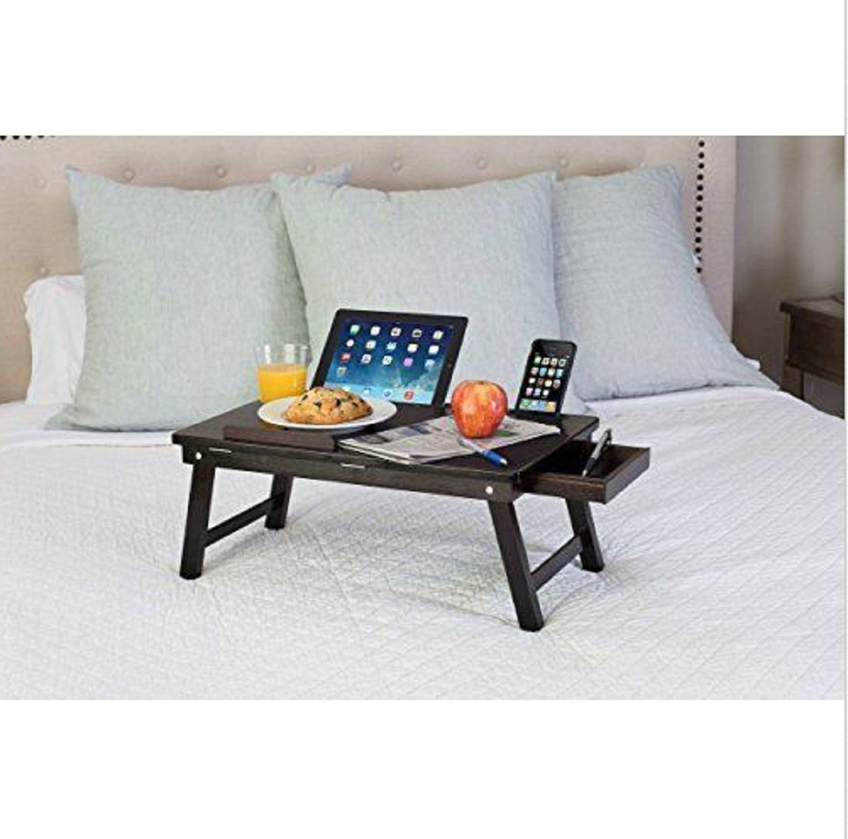 Sofia + Sam Integrated storage drawer Foldable ,Multi Tasking Laptop