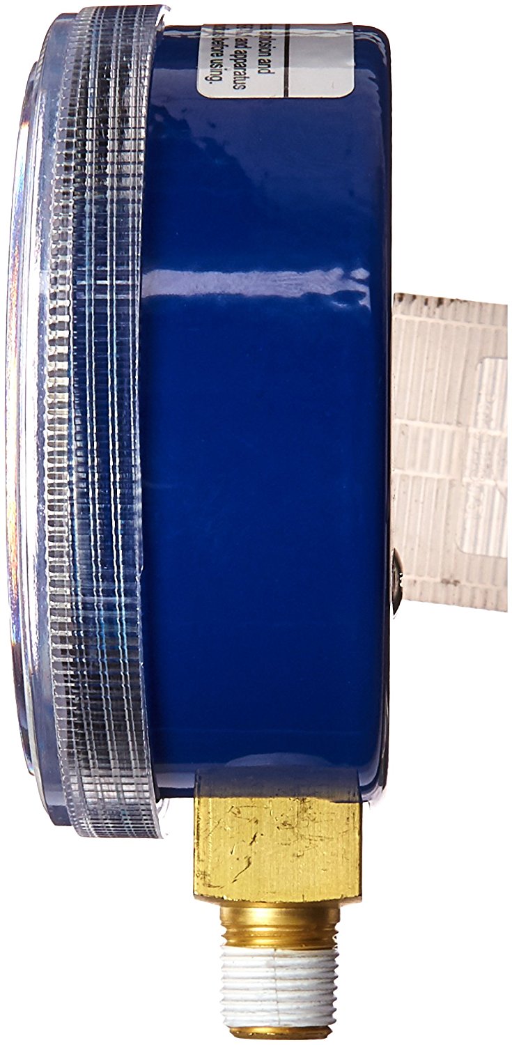 Yellow Jacket 49016 21/2" Blue Manifold Gauge, R404A/134A/22 N2 free