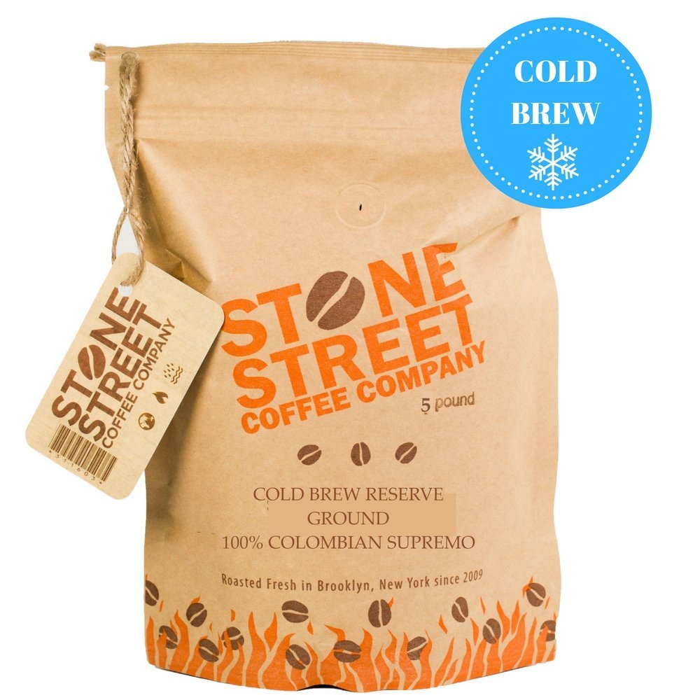 Stone Street Coffee Cold Brew Reserve Colombian Single Origin Coarsely