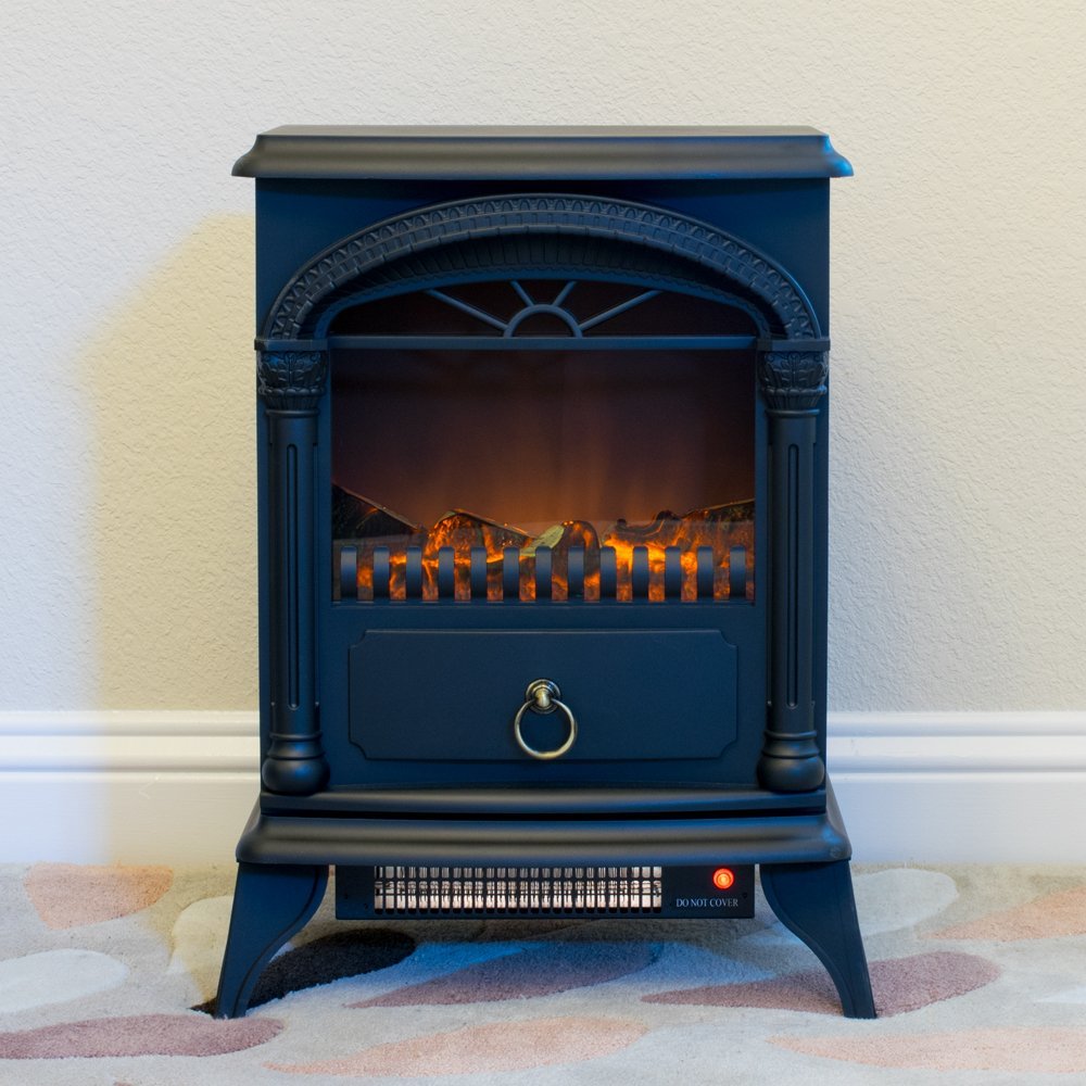 Hamilton 22inch Portable Free Standing 1500W Electric Fireplace Stove with Realistic Fire and