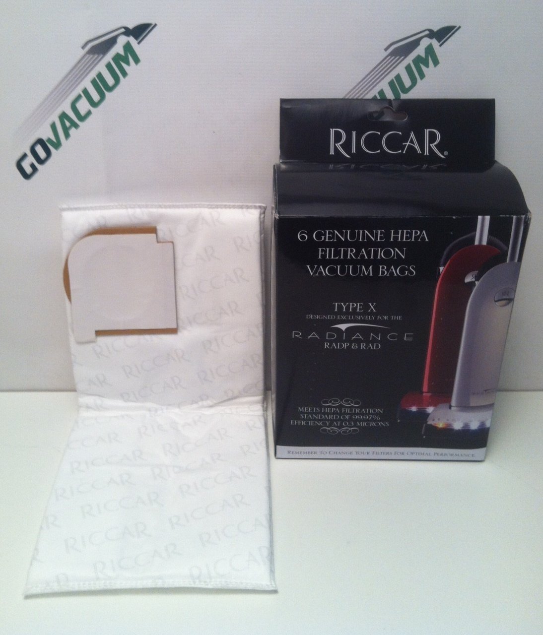 Riccar Genuine Radiance Hepa Filtration Vacuum Bags Type X free image