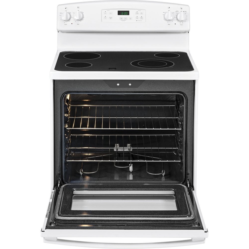 GE GIDDS1029134 30" 5.3 cu. ft. FreeStanding Electric Range, White N4