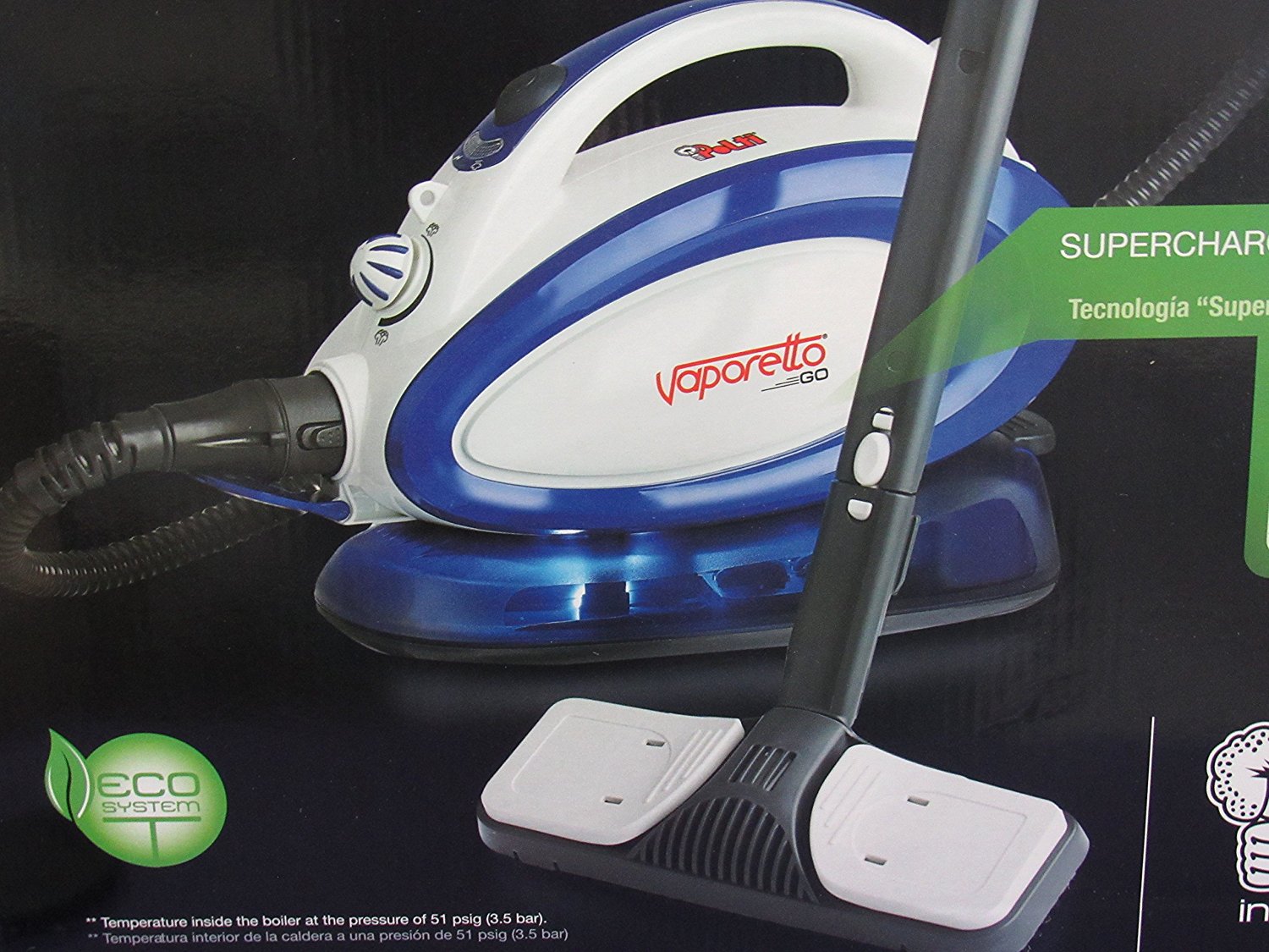 Polti Vaporetto Go Handy Portable Steamer Steam Cleaner Mop by polti N4