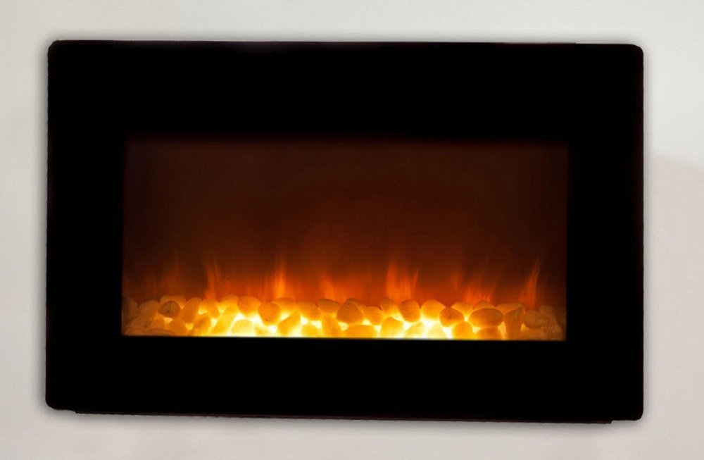 Wall Mounted Electric Fireplace, Smokeless Fireplaces, Wall Mount
