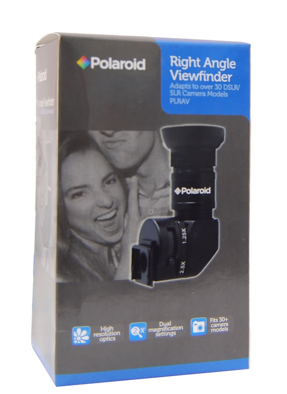 Polaroid 1X2.5X Right Angle Viewfinder For The Pentax Q, Q7, Q10, K3