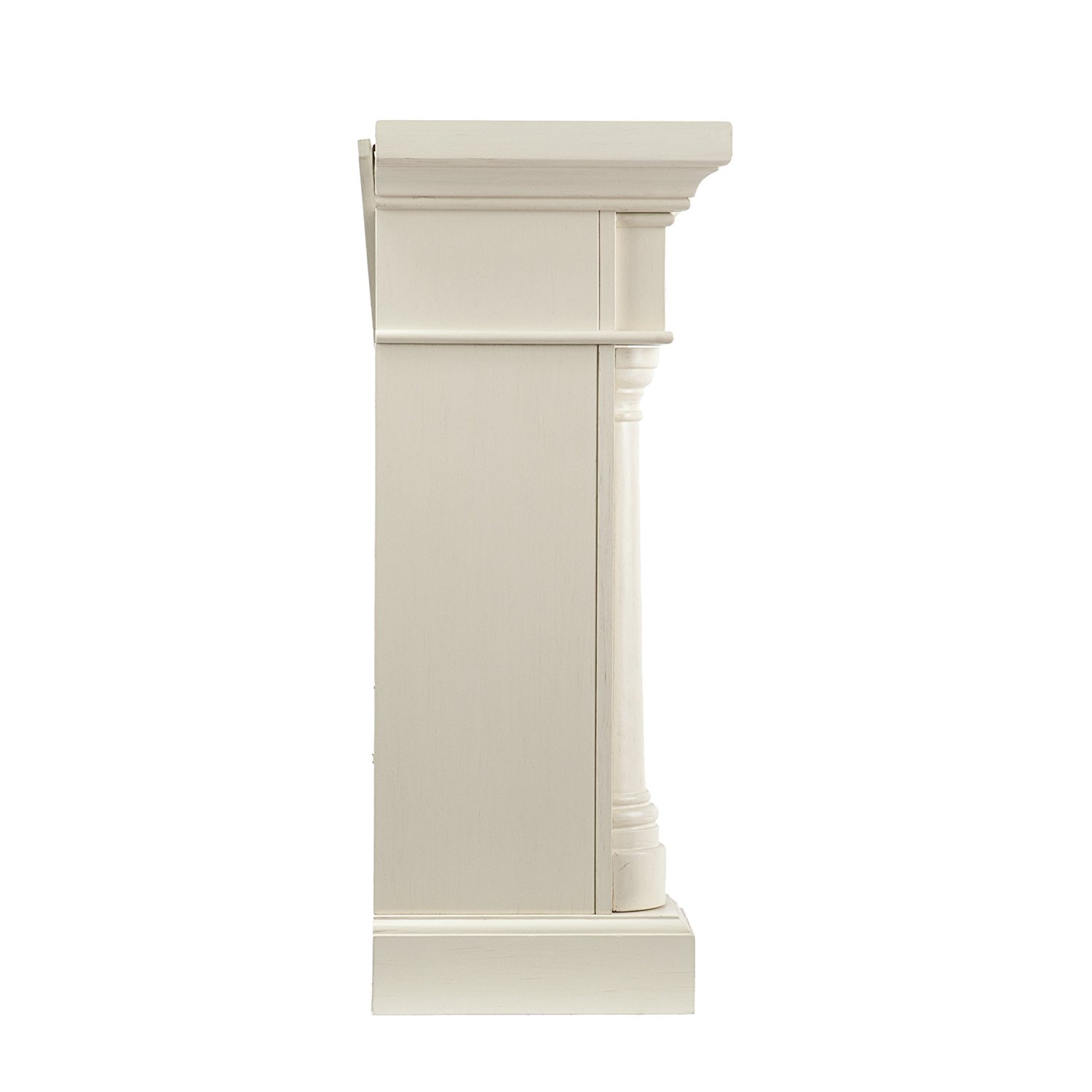 Carrington Faux Slate Convertible Electric Fireplace Ivor free image