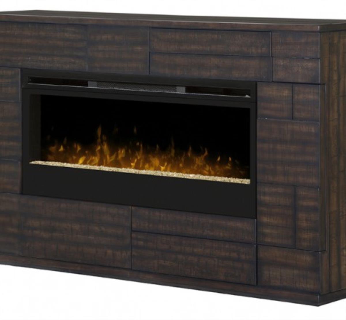 Dimplex Markus Glass Ember Bed Electric Fireplace Mantel in Boston free
