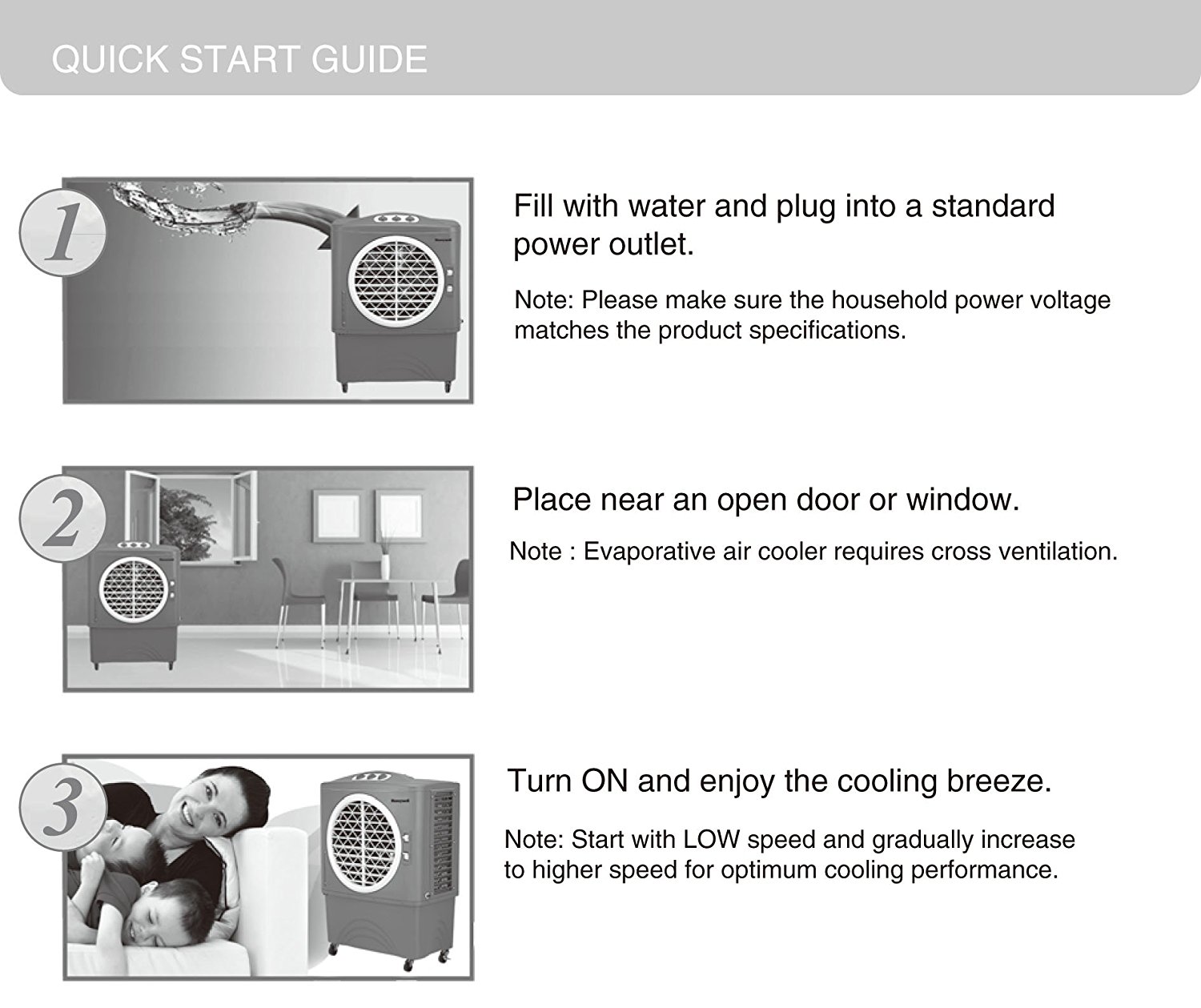Honeywell CO48PM 100 Pt. Commercial Indoor/Outdoor Portable Evaporative