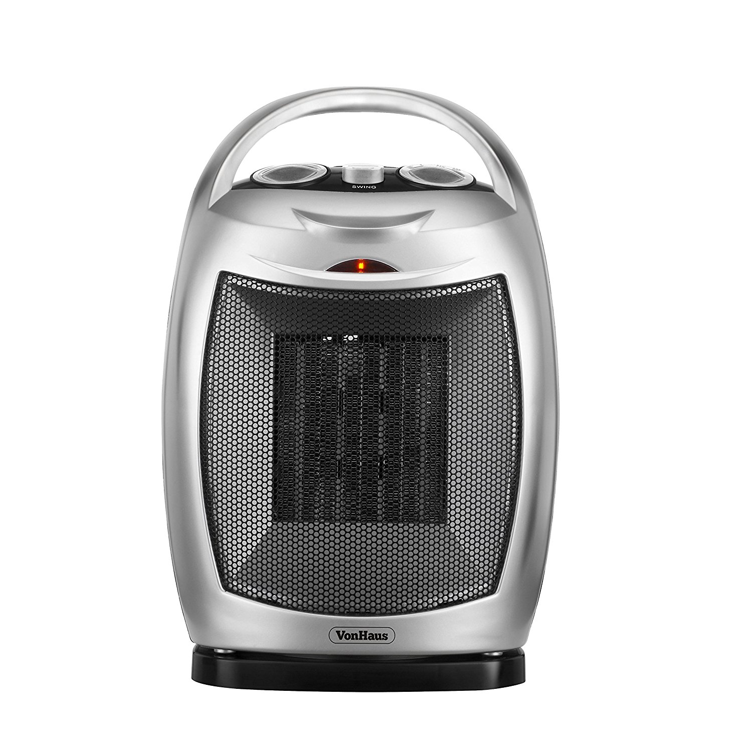 VonHaus 1500W Oscillating PTC Ceramic Electric Fan Heater free image