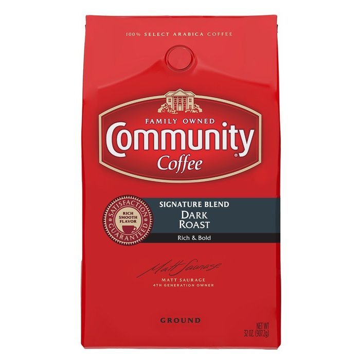 Community Coffee Premium Ground Coffee, Signature Dark Roast, 32 oz., 2