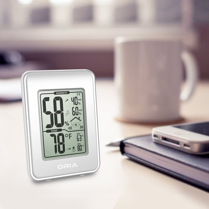 Oria Hygrometer Thermometer, Indoor Digital Weather Station