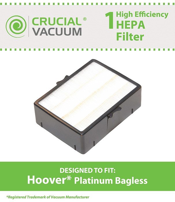 1 Hoover HEPA Filter, Fits Platinum Bagless Upright Models UH70015