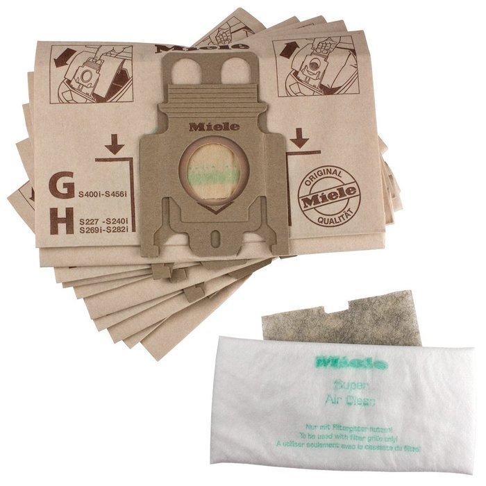Genuine Miele Type H Vacuum Bags Miele Part 02046318 N2 free image