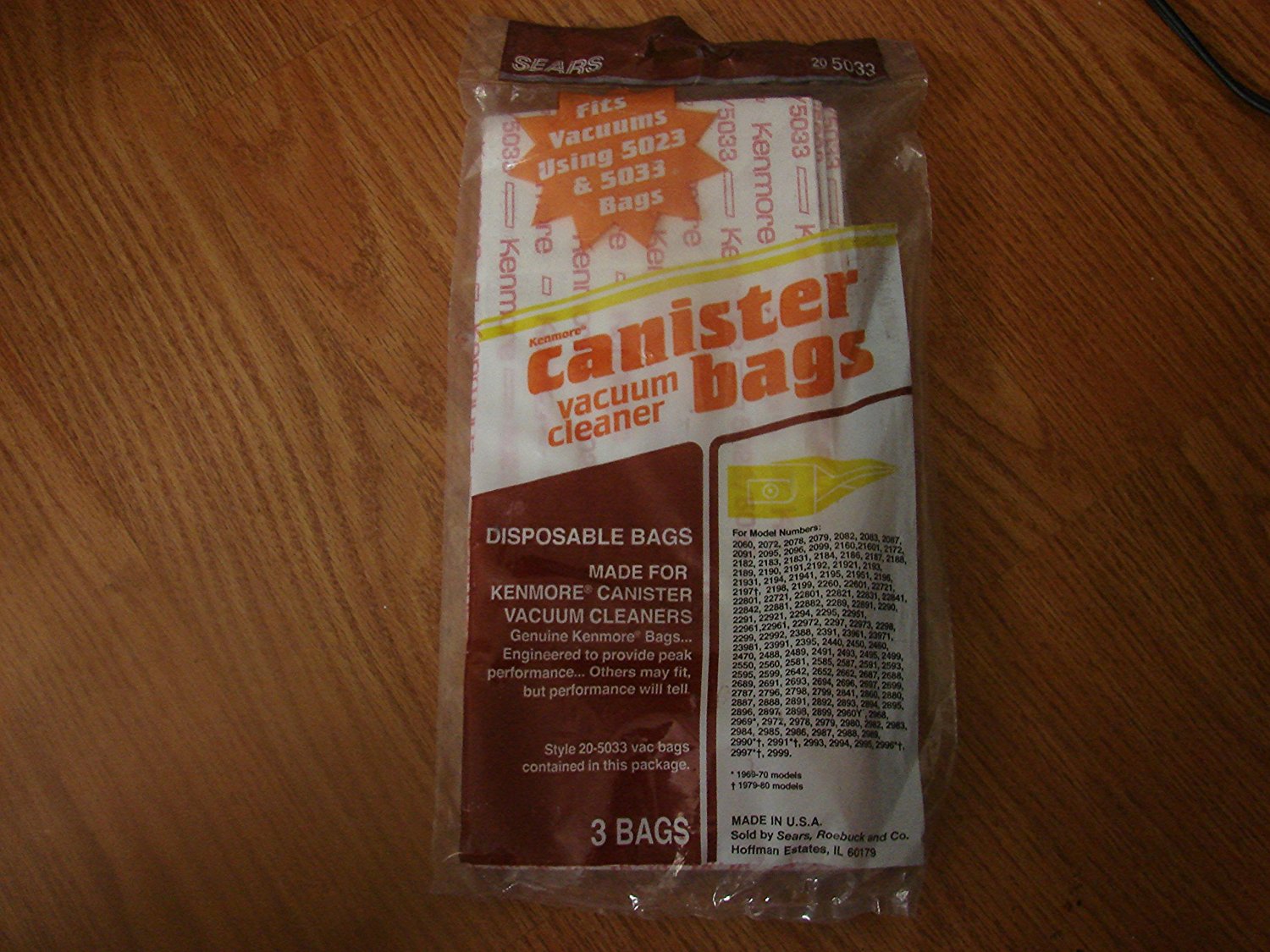 Kenmore 5023/33 Vacuum Dust Bags 129SW 3 Pack free image download