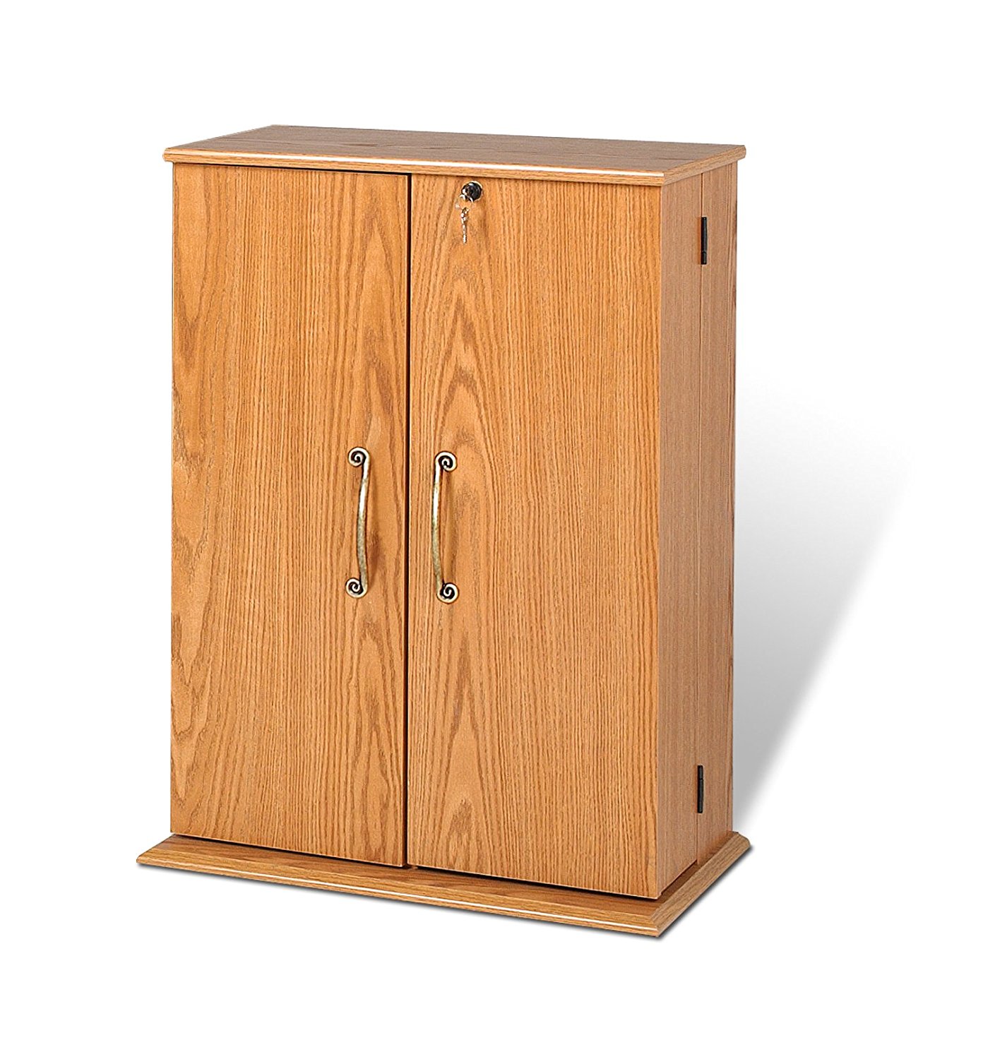 Cherry & Black Locking Media Storage free image download