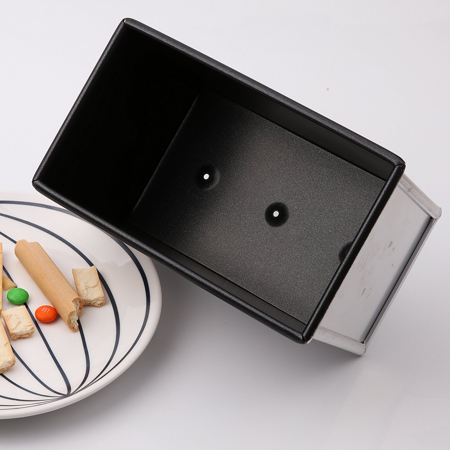 SANNENG 450g Loaf Pan NonStick Baking Pan with Lid (2pcs/set) N6 free