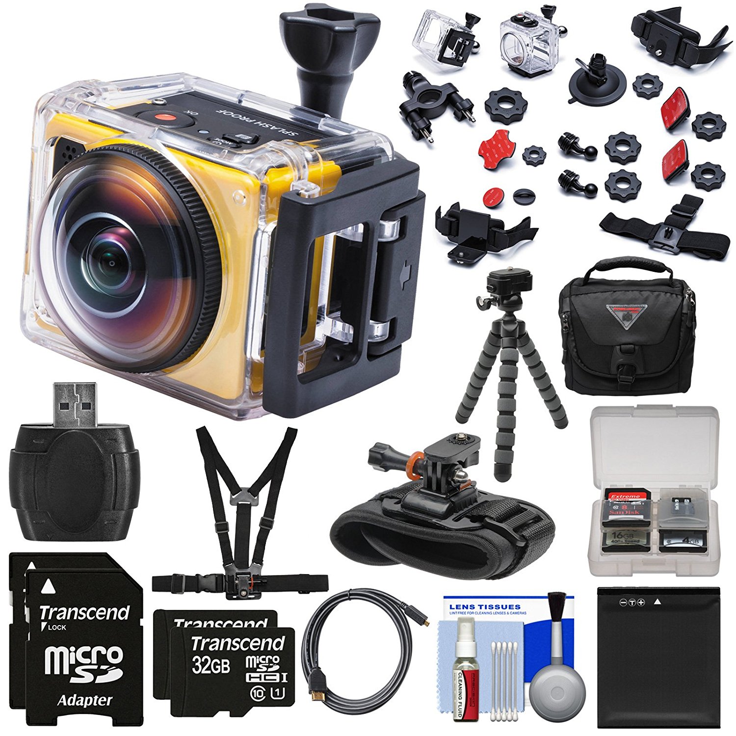 Kodak PixPro SP360 WiFi HD Video Action Camera Camcorder Extreme