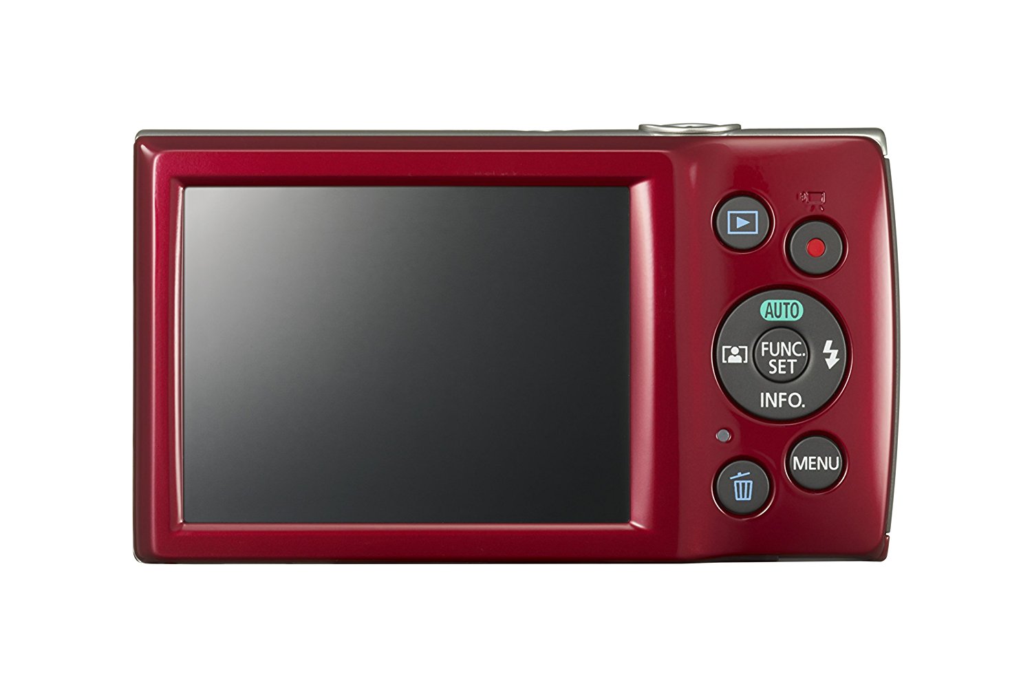 Canon PowerShot ELPH 180 (Red) with 20.0 MP CCD Sensor and 8x Optical