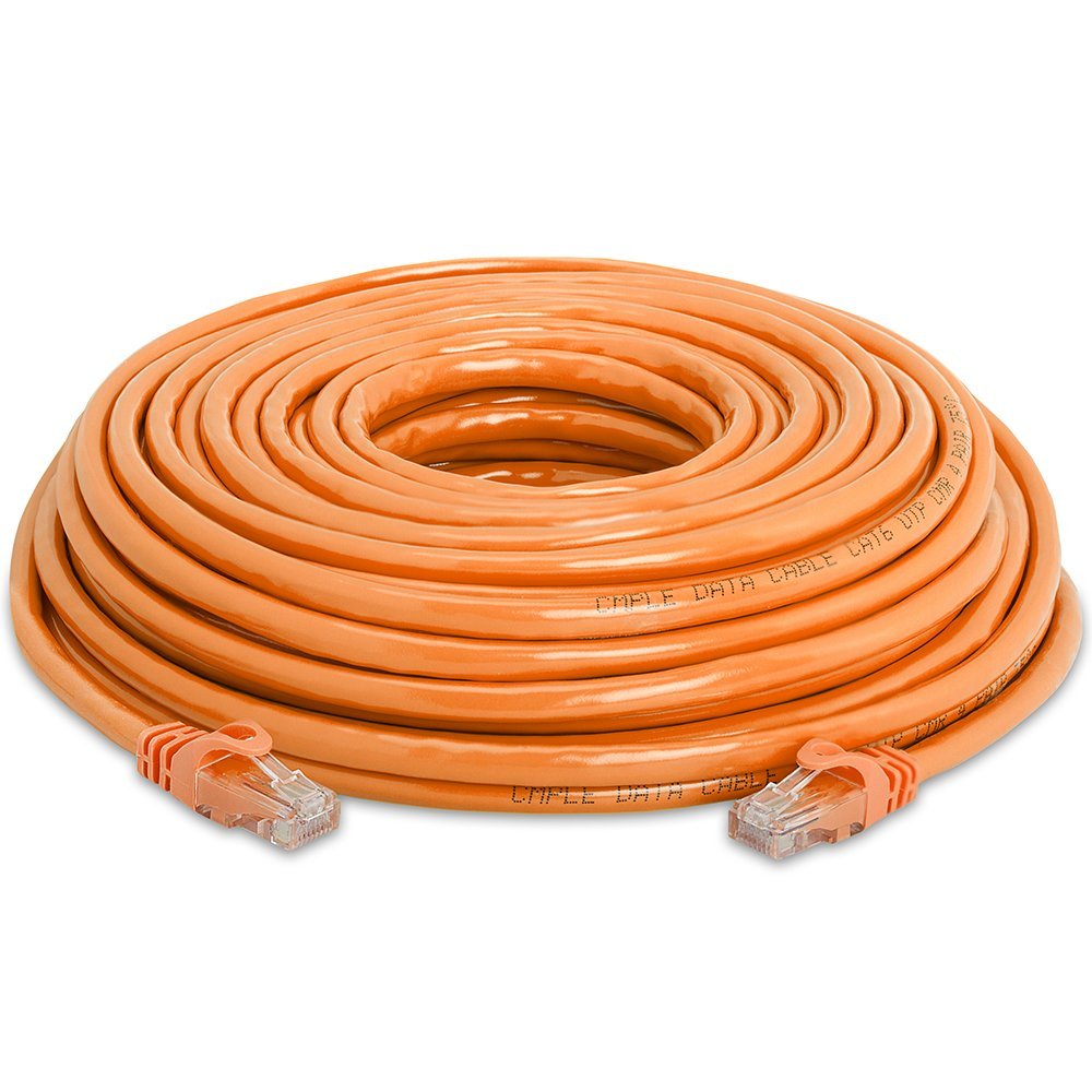 Cmple CAT 6 500MHz UTP LAN NETWORK CABLE 100 FT Gray N104