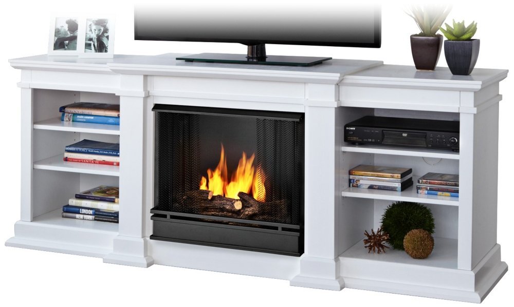 Real Flame Fresno Ventless Gel Fireplace White N2 free image download