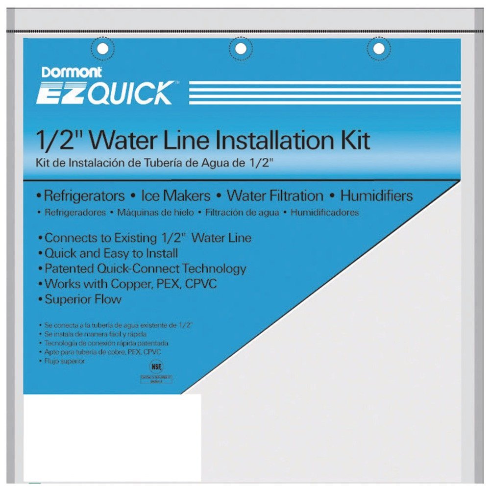 1 Water Line Installation Kit (1/2" QuickConnect Tee valve), Lead