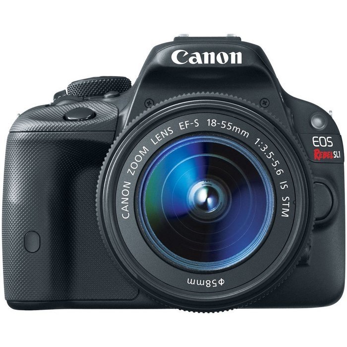 Canon EOS Rebel SL1 DSLR Camera + Canon 1855mm IS STM Lens + Canon 75