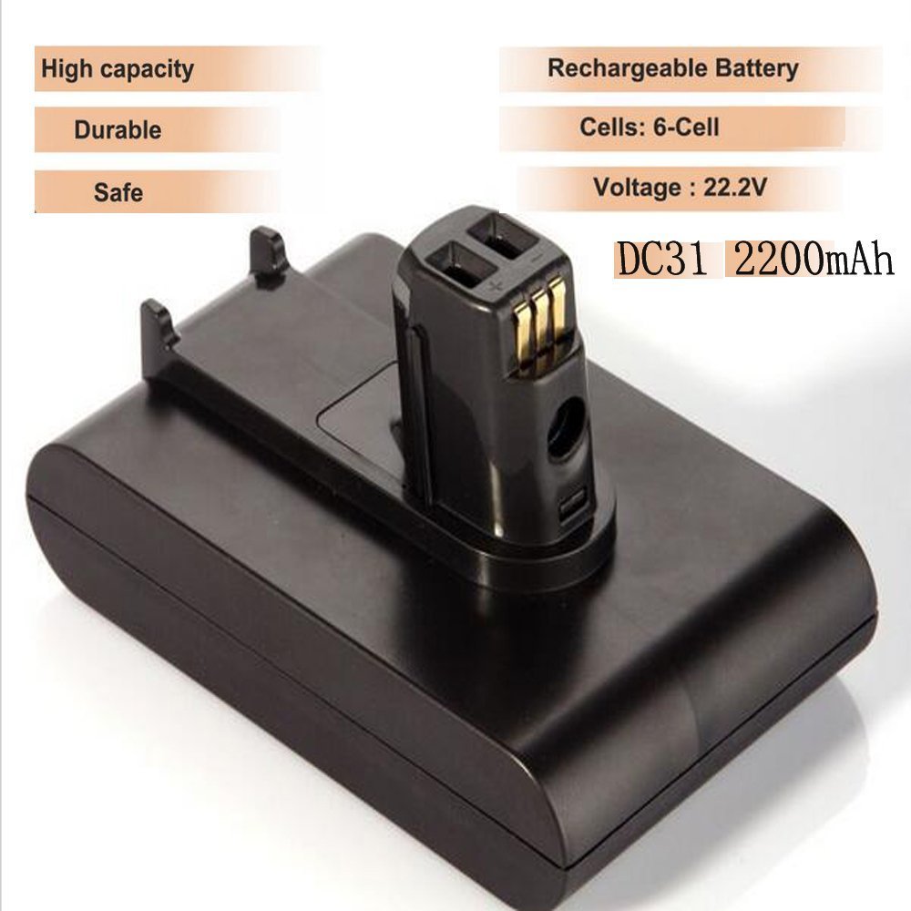 2200mA Replacement for Dyson DC31 Battery Cordless Vacuum DC44 DC35