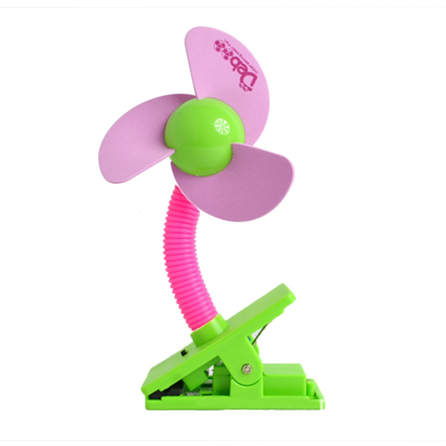 Leewin Mini Safety Portable Clipon Baby Stroller Fan Battery Powered
