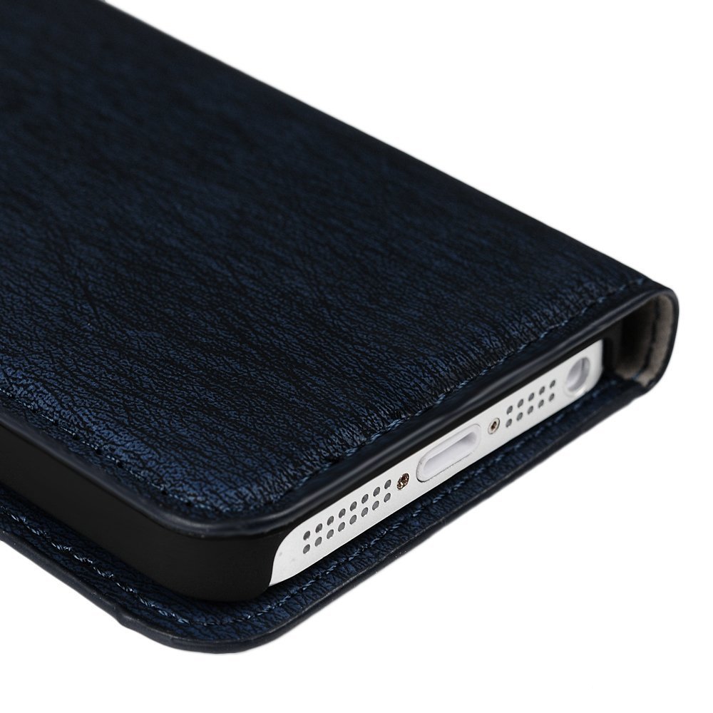 IPhone SE Case,iPhone 5S Case,iPhone 5 Case Flip Wallet Case Stand Vintage Embossed Flowers PU