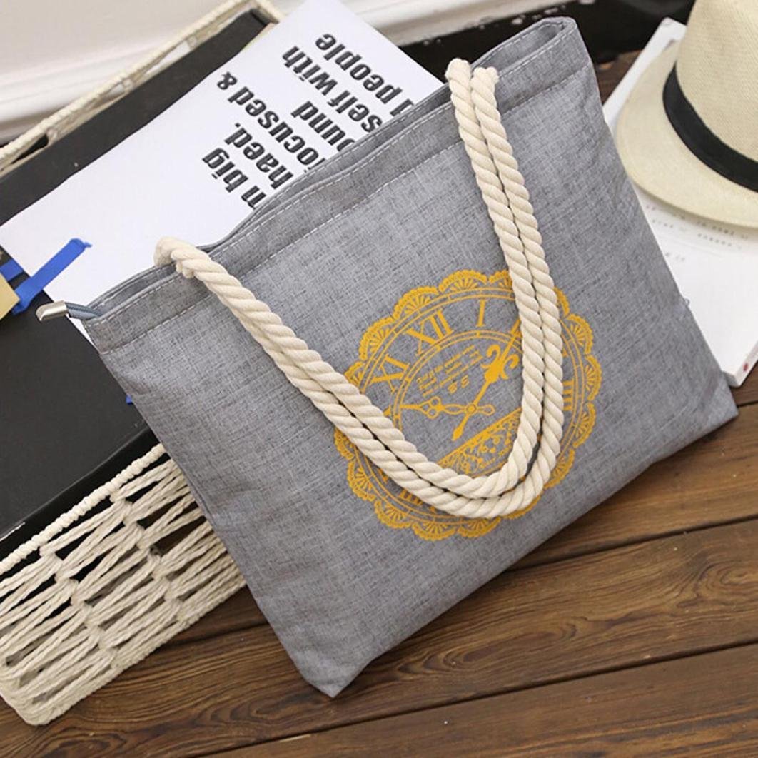 AutumnFall Fashion Cute Printing Women Girls Canvas Bags Shoulder Bag