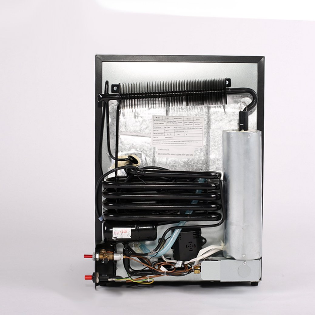 SMAD Electric Propane Fridge Compact RV Refrigerator, DC12V/AC110V/Lpg