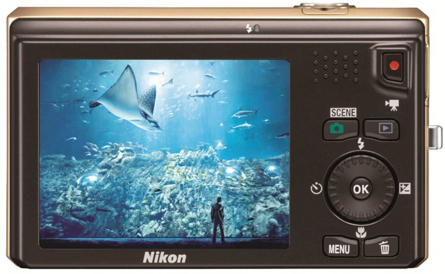 Nikon Coolpix S6300 Digital Camera (Gold) N6 free image download