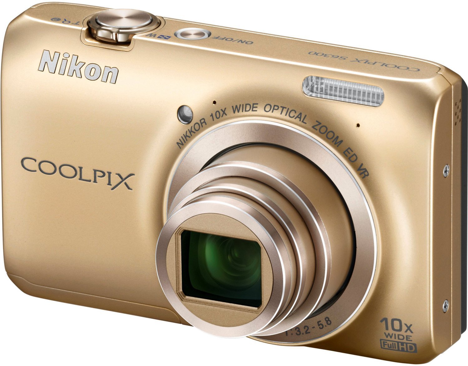 Nikon Coolpix S6300 Digital Camera (Gold) N7 free image download