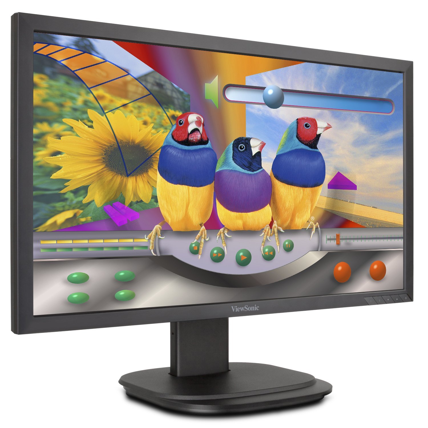 Viewsonic 22Inch 5ms LED Monitor, Full HD 1920 x 1080p Resolution