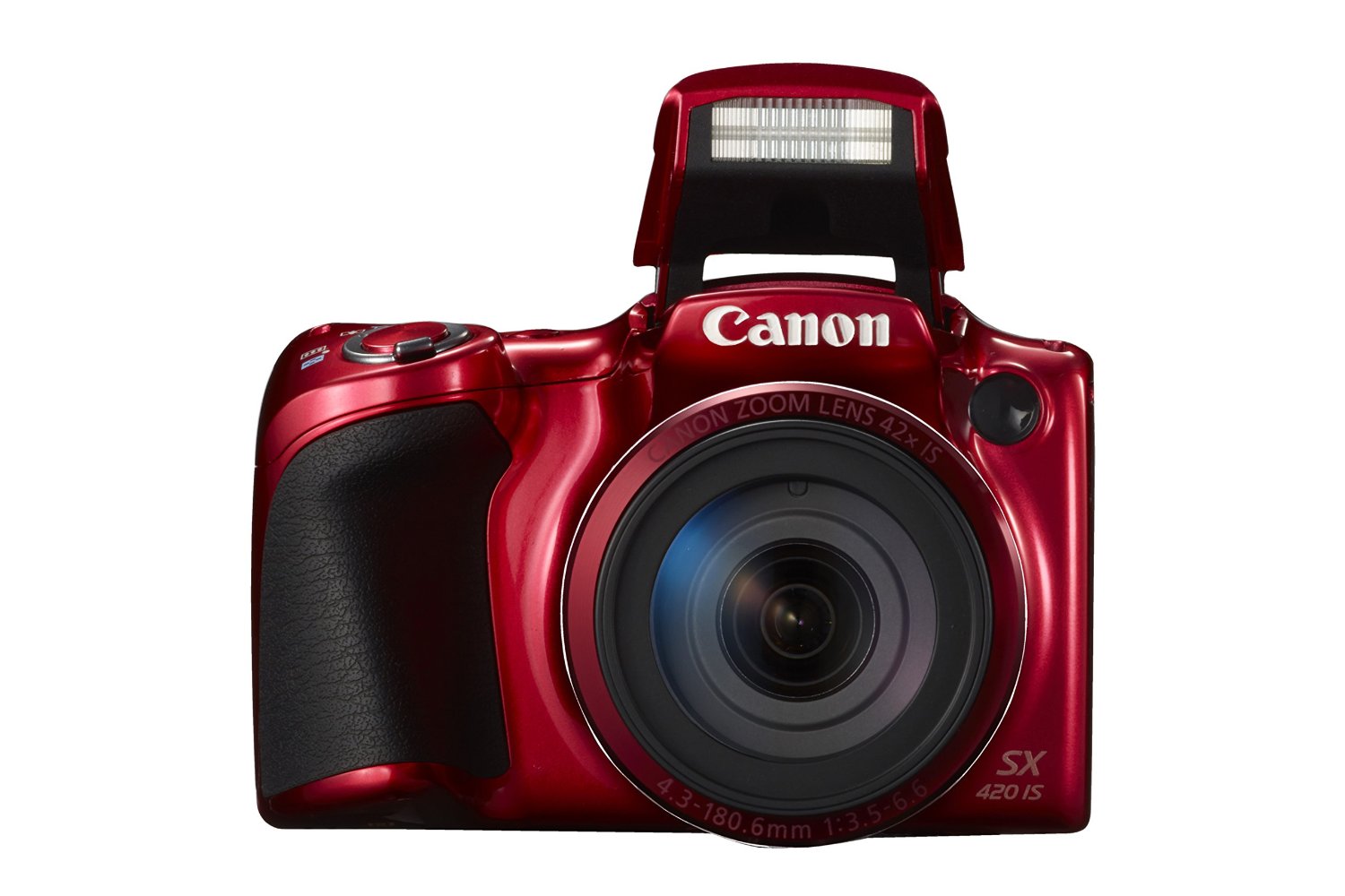 Canon PowerShot SX420 IS (Red) with 42x Optical Zoom and BuiltIn WiFi