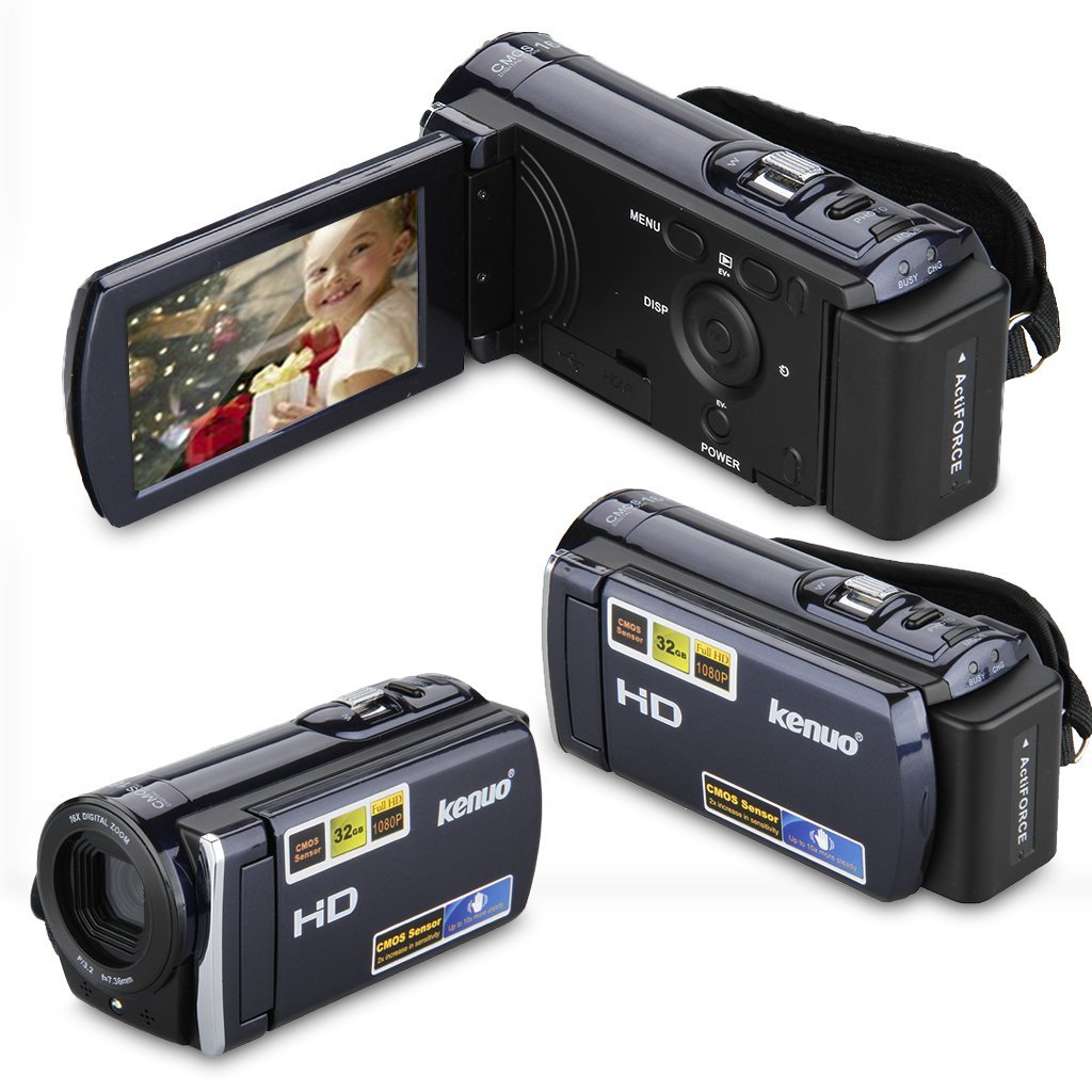 KENUO 3.0 TFT LCD HD 1080P 16MP Camcorder Digital Video Camera 16x Zoom