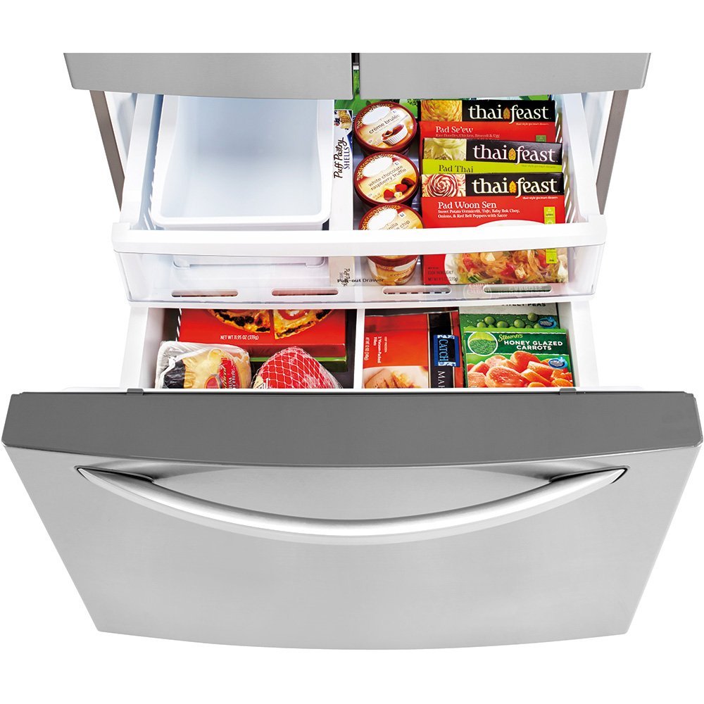 LG LFXS24623S 24.2 cu.ft. UltraCapacity French Door Refrigerator