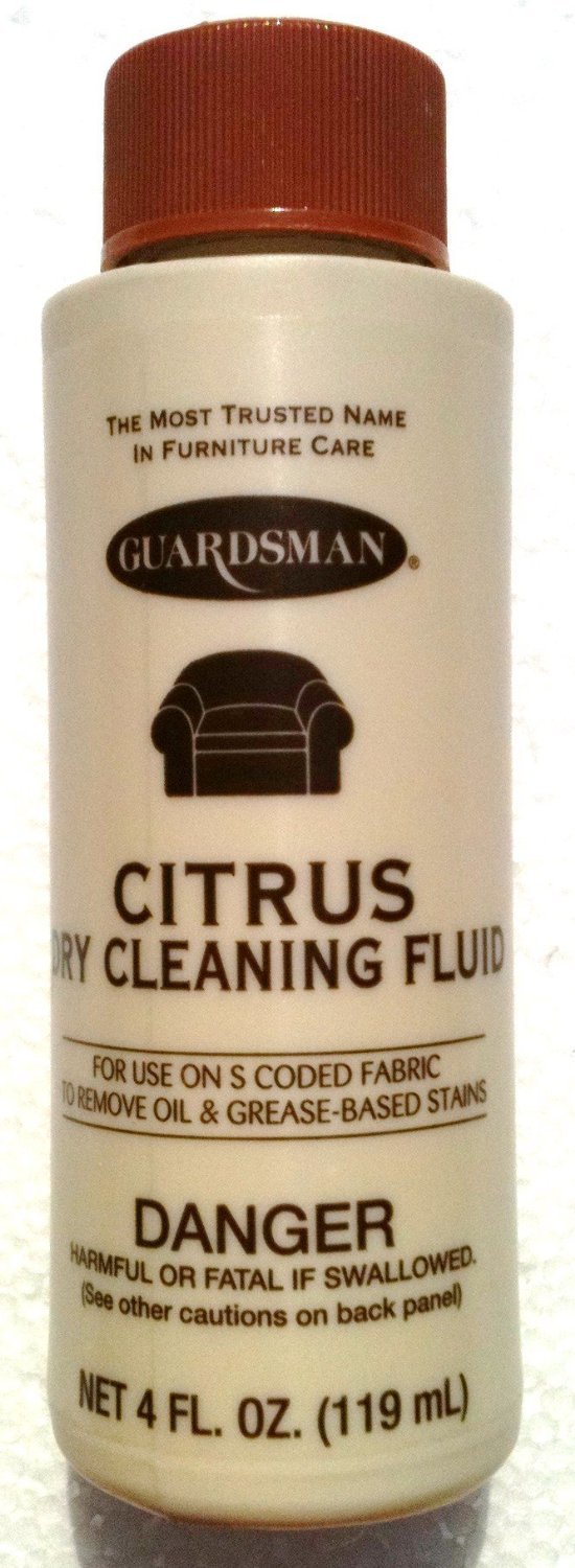 1 X Citrus GUARDSMAN Fabric, Carpet & Upolstery DRY CLEANING Fluid OIL