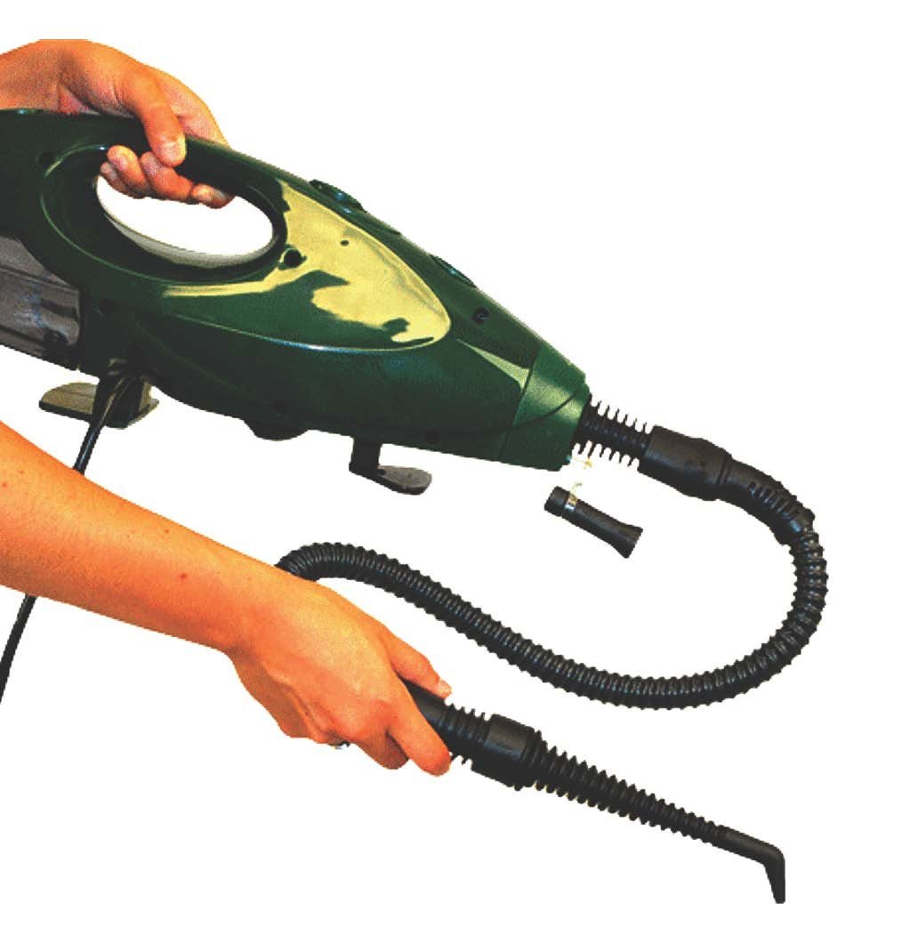 Gruene Clean System Steam Mop & Hand Held Steamer w/ Attachments free