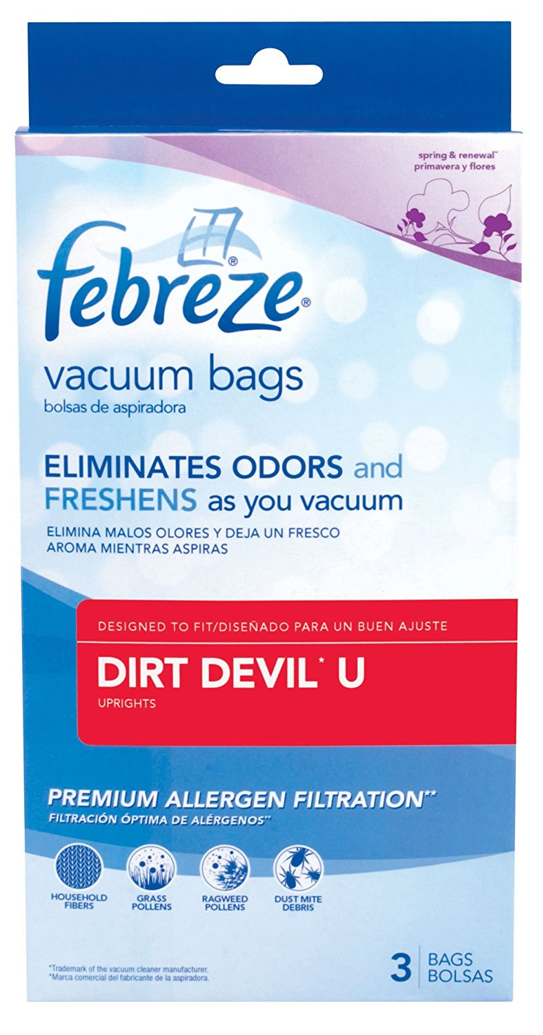 Febreze Dirt Devil U Replacement Vacuum Bag, 3Pack free image download