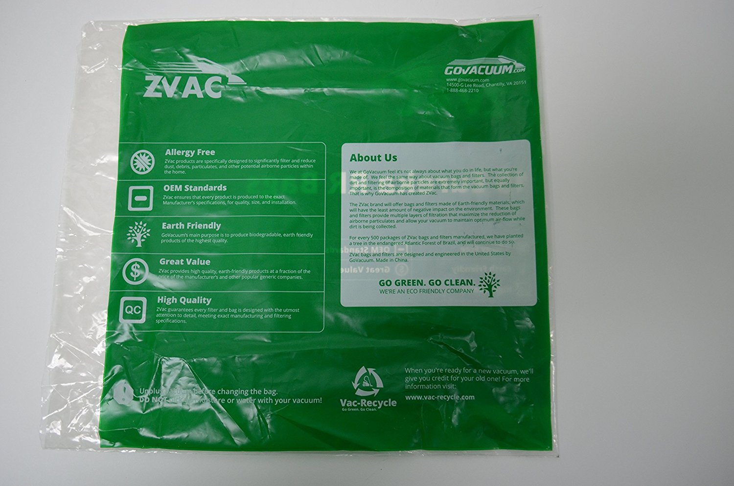 Eureka Type RR Vacuum Bags (15 Pack); Similar To Part 67529; Fits All