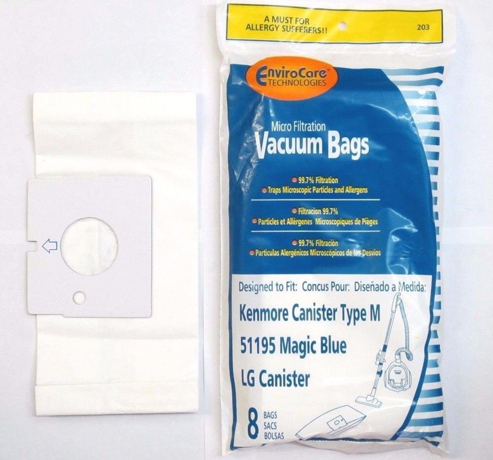 Vacuum Cleaner Bags KENMORE 51195 MAGIC BLUE MICROFILTRATION VACUUM